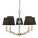 Wry Lighting Waverly 5-light Chandelier in Aged Brass (36|3500-5 AB-GRM)