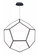 Penta-Single Pendant (94|E25108-BK)