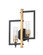 Flambeau-Wall Sconce (19|16112CLBKAB)