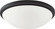 Button LED - 11''- Flush with Frosted Glass - Black Finish (81|62/1442)