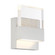 Ellusion - LED Small Wall Sconce - with Seeded Glass - Polished Nickel Finish (81|62/1501)
