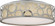 LED Decor - 15'' Filigree Flush with White Fabric Shade - Polished Nickel Finish (81|62/988R1)