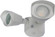 LED Security Light - Dual Head - White Finish - 3000K - 120-277V (81|65/210)