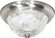 2 Light; 13 in.; Flush Mount; Clear Ribbed Glass; Color retail packaging; Brushed Nickel Finish (81|60/6024)