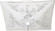 2 Light; 12 in.; Ceiling Fixture; Square Floral with Pull Chain; Color retail packaging; White (81|60/6113)