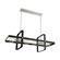 Prana - 4Light Island Pendant - Matte Black Finish with Brushed Nickel Accents (81|60/6625)