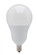 9.8 Watt; A19 LED; 2700K; Candelabra base; 220 deg. Beam Angle; 120 Volt (27|S21804)