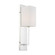 Vesey - 1 Light Wall Sconce - with White Linen Shade - Polished Nickel Finish (81|60/6693)