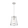 Bruge - 1 Light Pendant - with Clear Glass - Polished Nickel Finish (81|60/6698)