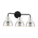 Sloan - 3 Light Vanity- Matte Black and Polished Nickel Finish (81|60/6773)