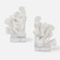 Uttermost Charbel White Bookends Set/2 (85|17549)