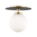 Ellis Semi Flush (6939|H200501S-AGB/BK)