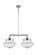 Oxford - 2 Light - 25 inch - Polished Chrome - Stem Hung - Adjustable Island Light (3442|209-PC-G544-LED)