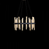 HARMONIX 24IN ROUND PENDANT 3000K (3612|PD-87924-BK/AB)