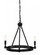 Fiora 3 Light Chandelier (21|92583-BK)