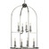 Seneca Collection Eight-Light Polished Nickel Farmhouse Pendant Light (149|P500122-104)