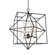 Roxton 8 Light Chandelier (Matte Black & Polished Nickel) (12|AC11208PN)