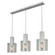 Henley 3 Light Island Light (Brushed Aluminum) (12|AC11522CL)
