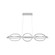 Circa 6-Ring 63''W LED Pendant in Chrome (4450|HF5025-CH)