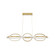 Circa 63'' Linear  Looping Pendant in Gold (4450|HF5025-GL)