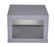 Avenue Outdoor 14''W 3000K LED Pillar Mount in Silver/Ribbed Glass (4450|AV9905-SLV)