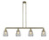 Chatham - 4 Light - 51 inch - Antique Brass - Stem Hung - Adjustable Island Light (3442|214-AB-G142)