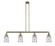 Canton - 4 Light - 51 inch - Antique Brass - Stem Hung - Adjustable Island Light (3442|214-AB-G184-LED)