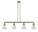 Bellmont - 4 Light - 51 inch - Antique Brass - Stem Hung - Adjustable Island Light (3442|214-AB-G194)