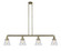 Cone - 4 Light - 51 inch - Antique Brass - Stem Hung - Adjustable Island Light (3442|214-AB-G62-LED)