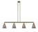 Cone - 4 Light - 51 inch - Antique Brass - Stem Hung - Adjustable Island Light (3442|214-AB-G63-LED)