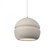 Small Sphere 1-Light Pendant (254|CER-6410-BIS-NCKL-WTCD)