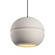 Large Sphere 1-Light Pendant (254|CER-6415-BIS-MBLK-WTCD)