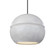 Large Sphere 1-Light Pendant (254|CER-6415-CONC-DBRZ-BKCD)