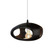 Punch 1-Light Pendant (254|CER-6440-BLK-MBLK-WTCD)