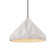 Geometric 1-Light Pendant (254|CER-6450-BIS-MBLK-WTCD)