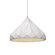 Geometric 1-Light Pendant (254|CER-6450-MAT-NCKL-WTCD)