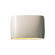 Wide ADA Large Oval Wall Sconce - Open Top & Bottom (254|CER-8899-CRK)