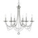 Golden Lighting Mirabella 6-light Chandelier in Pewter (36|7644-6 PW)