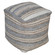 Uttermost Mesick Handwoven Gray Pouf (85|23967)