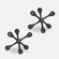 Uttermost Harlan Black Nickel Objects Set/2 (85|17690)