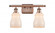Ellery - 2 Light - 15 inch - Antique Copper - Bath Vanity Light (3442|516-2W-AC-G391-LED)