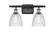 Castile - 2 Light - 16 inch - Black Antique Brass - Bath Vanity Light (3442|516-2W-BAB-G382-LED)
