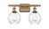 Waverly - 2 Light - 16 inch - Brushed Brass - Bath Vanity Light (3442|516-2W-BB-G362)