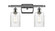 Hadley - 2 Light - 15 inch - Polished Chrome - Bath Vanity Light (3442|516-2W-PC-G342-LED)