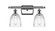 Brookfield - 2 Light - 16 inch - Polished Chrome - Bath Vanity Light (3442|516-2W-PC-G442-LED)