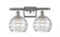 Athens Deco Swirl - 2 Light - 18 inch - Brushed Satin Nickel - Bath Vanity Light (3442|516-2W-SN-G1213-8)