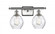 Waverly - 2 Light - 16 inch - Brushed Satin Nickel - Bath Vanity Light (3442|516-2W-SN-G362-LED)