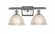Arietta - 2 Light - 18 inch - Brushed Satin Nickel - Bath Vanity Light (3442|516-2W-SN-G422-LED)