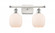 Belfast - 2 Light - 16 inch - White Polished Chrome - Bath Vanity Light (3442|516-2W-WPC-G101-LED)