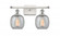 Belfast - 2 Light - 16 inch - White Polished Chrome - Bath Vanity Light (3442|516-2W-WPC-G104-LED)